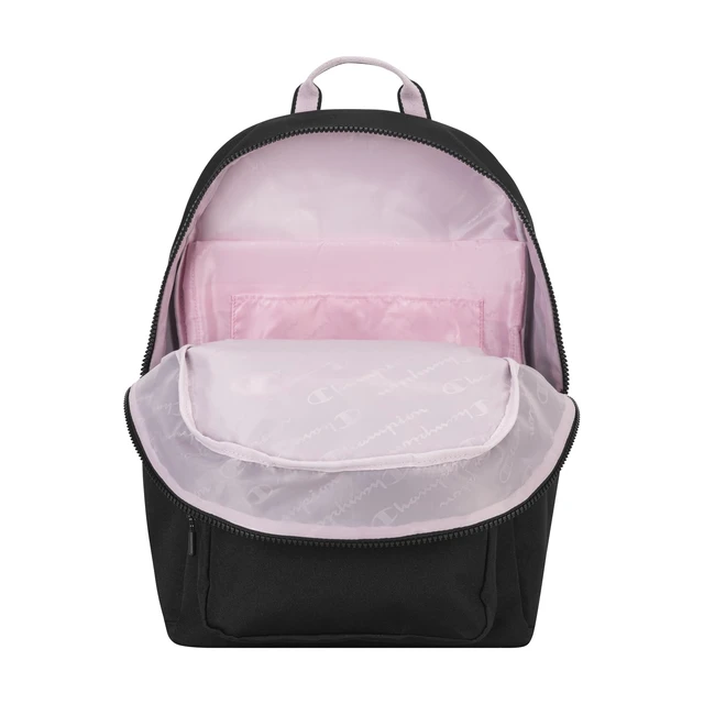Alt view image 4 of 6 - Steady Laptop Backpack, Black/Ballerina Slipper, One Size Padded Adjustable Straps and Water Bottle Pockets