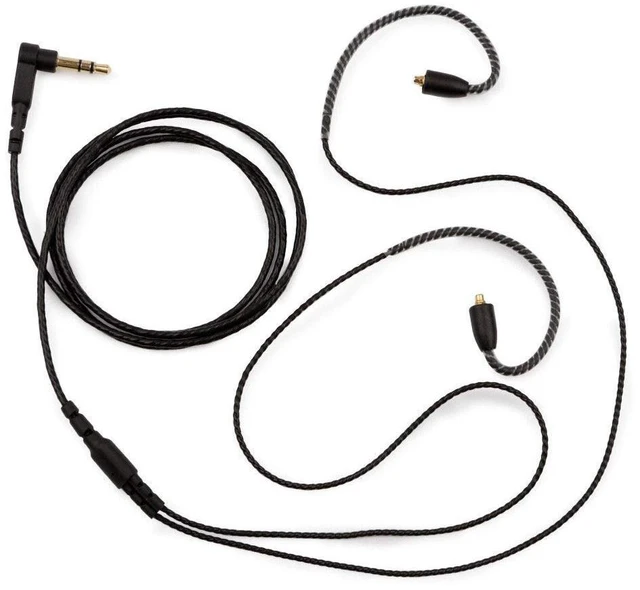 Main image of Headphone Extension Cable MMCX Audio Cord 3.5mm Plug comptatible with Shure SE215 SE315 SE846 Black