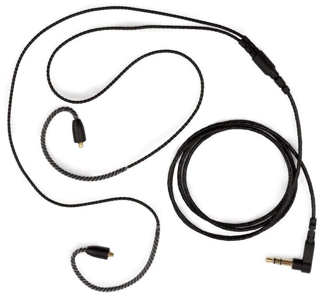 Alt view image 2 of 4 - Headphone Extension Cable MMCX Audio Cord 3.5mm Plug comptatible with Shure SE215 SE315 SE846 Black