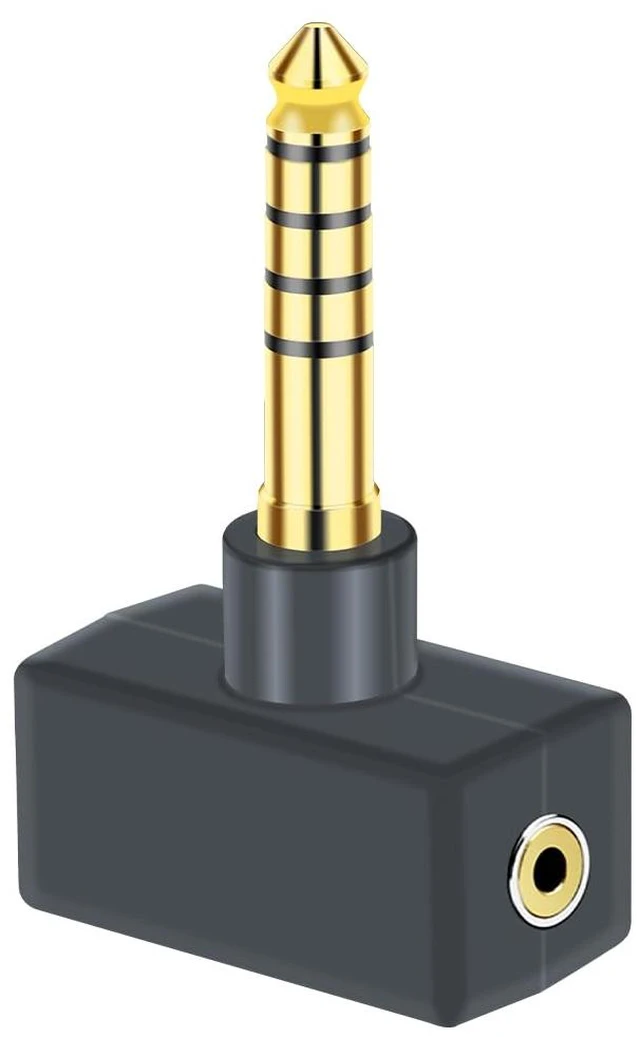 Main image of 4.4mm Balanced Male to 2.5mm BAL Female Headphone Adapter for Connects 2.5mm 4-Pole Cable to Balanced 4.4mm Player Device T-Type Amplifier Conversion Audio Plug - Gold Plated Adapter