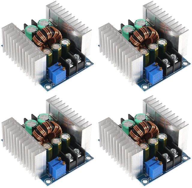 Main image of 4pcs 20A 300W CC CV Step Down Module Adjustable DC 6-40V to 1.2-36V Voltage Regulator Buck Converter Constant Current Power Module Charging LED Drive with Short Circuit Protection