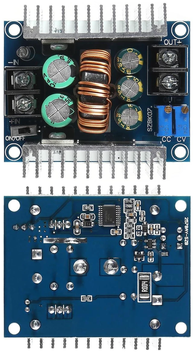 Alt view image 2 of 7 - 4pcs 20A 300W CC CV Step Down Module Adjustable DC 6-40V to 1.2-36V Voltage Regulator Buck Converter Constant Current Power Module Charging LED Drive with Short Circuit Protection