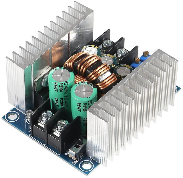 Alt view image 6 of 7 - 4pcs 20A 300W CC CV Step Down Module Adjustable DC 6-40V to 1.2-36V Voltage Regulator Buck Converter Constant Current Power Module Charging LED Drive with Short Circuit Protection