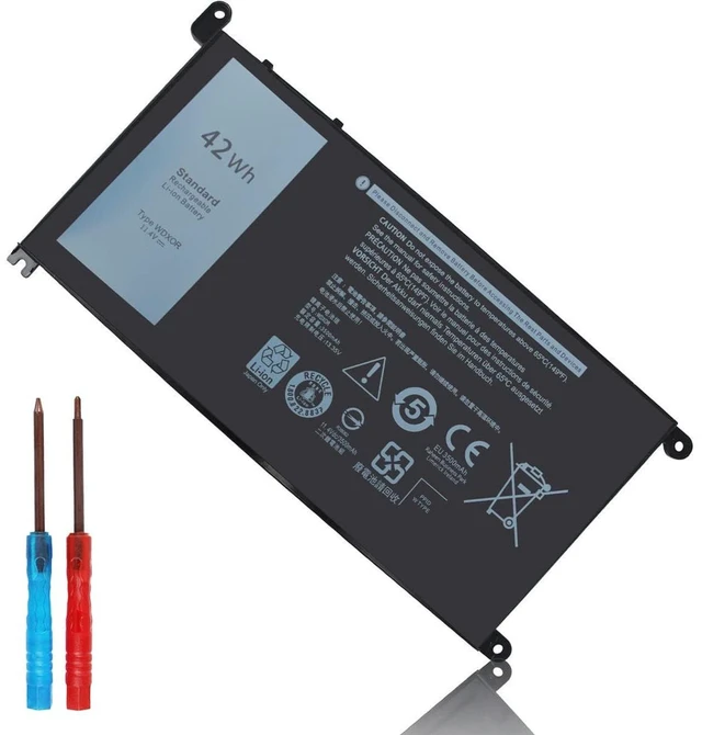 Main image of 42Wh WDX0R WDXOR Battery for Dell Inspiron 15 5565 5567 5568 5570 5578 7560 7570 7569 7579 13 7368 7378 7375 5368 5378 5379 17 5765 5767 5770 3CRH3 T2JX4 FC92N CYMGM P69G P69G001 P58F P58F001 P75F