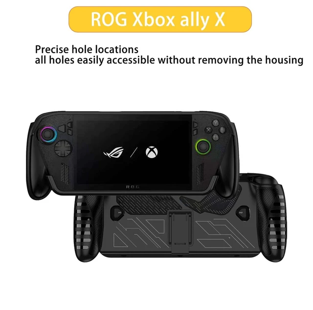Alt view image 3 of 7 - Case for ASUS ROG Xbox Ally X(2025), Game Console Case,Anti-Drop, Anti-Scratch,Shockproof,Silicone Protective Cover for ASUS ROG Xbox Ally Handheld Video Game Console(Black)