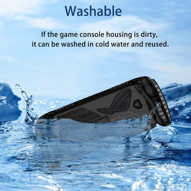 Alt view image 6 of 7 - Case for ASUS ROG Xbox Ally X(2025), Game Console Case,Anti-Drop, Anti-Scratch,Shockproof,Silicone Protective Cover for ASUS ROG Xbox Ally Handheld Video Game Console(Black)