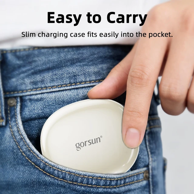 Alt view image 5 of 7 - Open Ear Bluetooth Headphones Wireless, Touch Control Earphones Lightweight Design, Bluetooth 6.0, 20H Playtime,Built-in Mic,Ear Hooks Ear Buds Design, Wireless Bluetooth Headset for Work