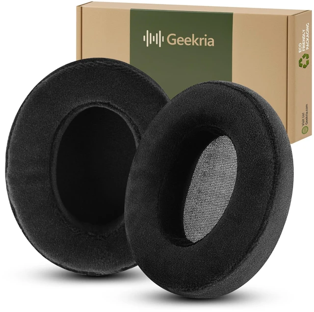 Main image of Comfort Velour Replacement Ear Pads Compatible with Skullcandy Hesh, Hesh 2, Hesh 2 Wireless Headphones, Memory Foam Ear Cushions with Installation Video (Black)