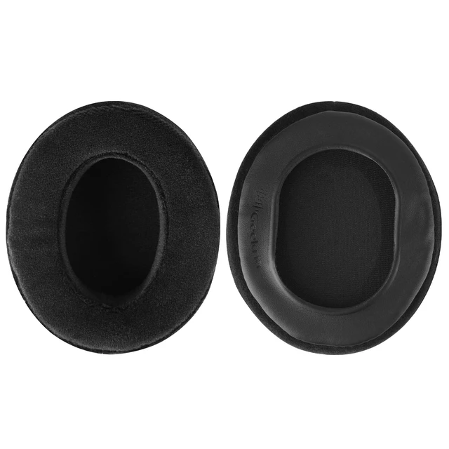 Alt view image 3 of 7 - Comfort Velour Replacement Ear Pads Compatible with Skullcandy Hesh, Hesh 2, Hesh 2 Wireless Headphones, Memory Foam Ear Cushions with Installation Video (Black)