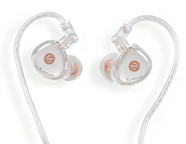 Main image of M10 Hybrid IEM Earbuds, 1DD+1BA Wired in-Ear Headphones with 4-Core Silver-Plated OCC Cable, Detachable 0.78mm 2-Pin, 3.5mm HiFi Earphones, Transparent