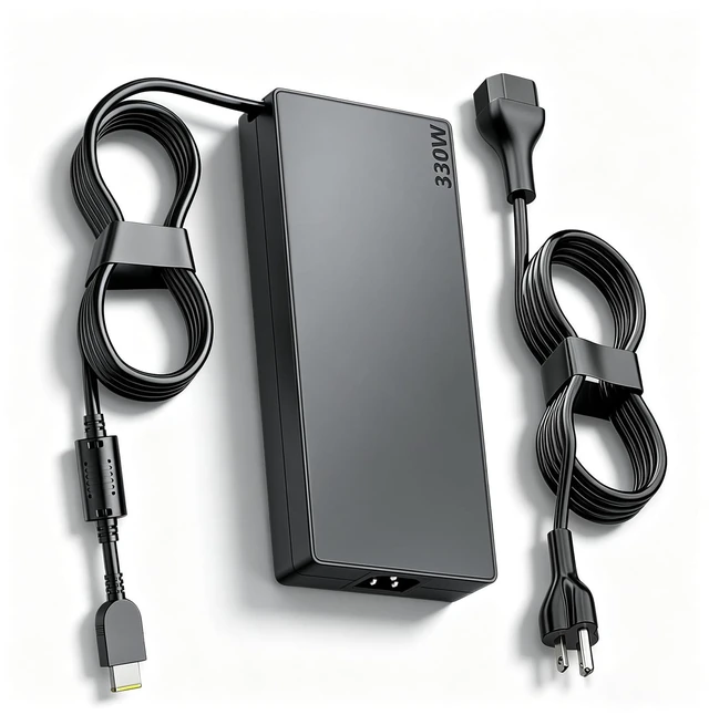 Main image of 330W GaN 20V 16.5A AC Adapter Charger Replacement for Lenovo Gaming Laptop Slim Legion pro 5 5i 7 7i 9 9i Yoga AIO RTX 4070 4080 4090 GX21M50608 ADL330SDC3A Computer Stable Power Supply Cord