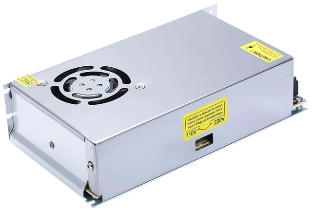 Alt view image 2 of 7 - 24v 10a Power Supply,Universal Regulated Switching Transformer Adapter for LED Strip Lights,CCTV Camera,and Computer Project with AC 110-240V to DC 24v10a 240W Converter and Low Voltage Output