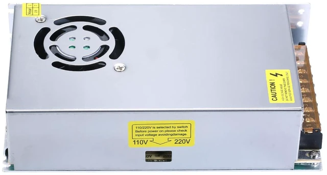 Alt view image 4 of 7 - 24v 10a Power Supply,Universal Regulated Switching Transformer Adapter for LED Strip Lights,CCTV Camera,and Computer Project with AC 110-240V to DC 24v10a 240W Converter and Low Voltage Output
