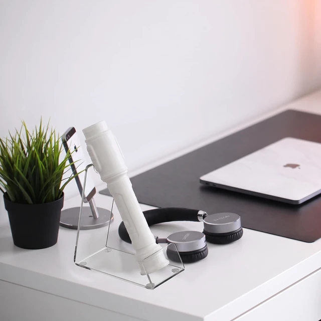 Alt view image 6 of 7 - Lightsaber Stand Desktop Lightsaber Holder Plate Stand Record Stand Decoration with Anti Slip Pad for Displaying Lightsaber Phone Photo Record Storage Recorder Instrument
