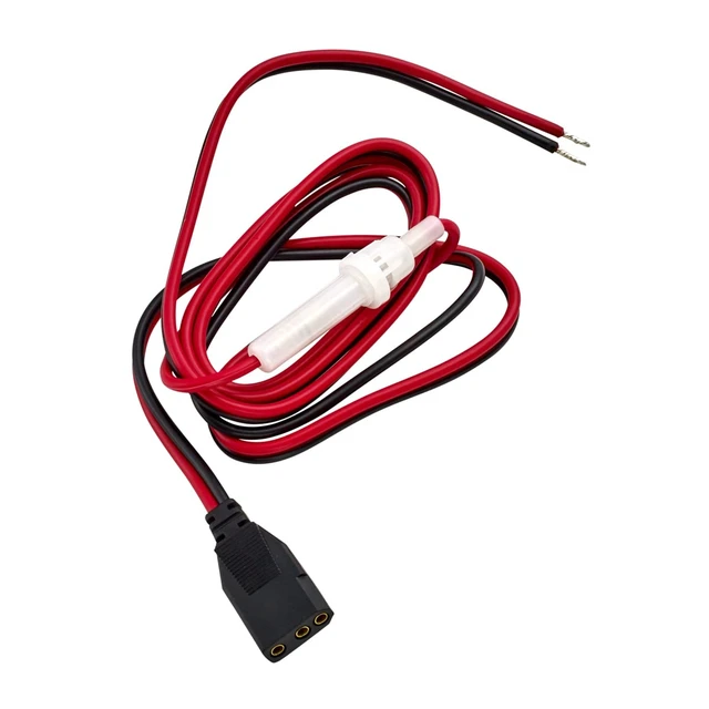Alt view image 2 of 6 - 3 Pin 2 Wire CB Radio Fused Power Cable