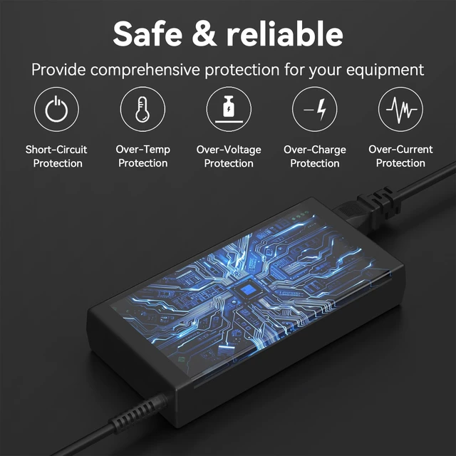 Alt view image 7 of 7 - 120W USB-C Dock G5 Power Supply Cord Compatible with HP G5 Docking Station 5TW10UT 5TW10AA 5TW10AA#ABB 5TW10UT#ABA G4 4J0A2AA USB-C/A Universal Dock G2 5TW13AA Laptop Power Adapter Charger