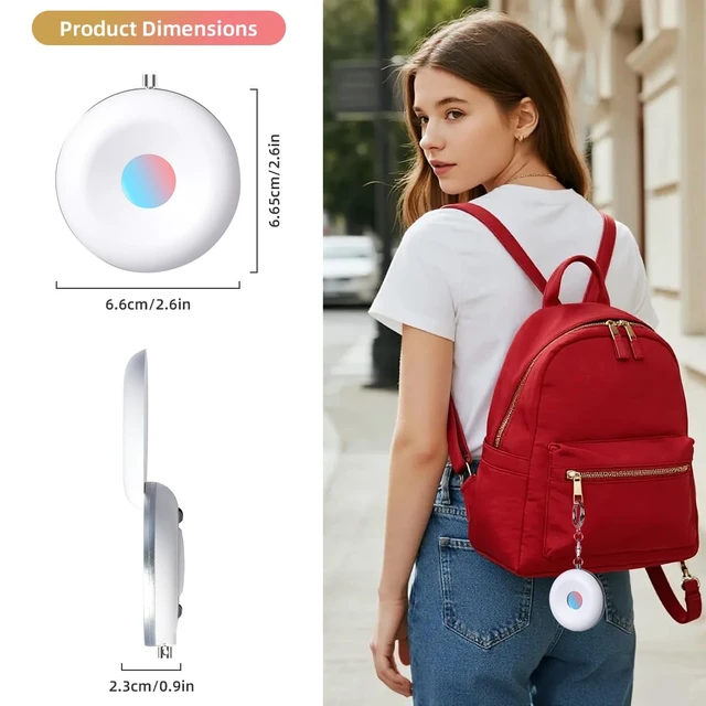 Alt view image 3 of 7 - Smart Infrared Detection for Various Cameras, Intrusion Prevention Guard Multi-Functional Personal Safety Alarm, Loud 110 dB Safety Keychain for Women, Seniors, College Girls