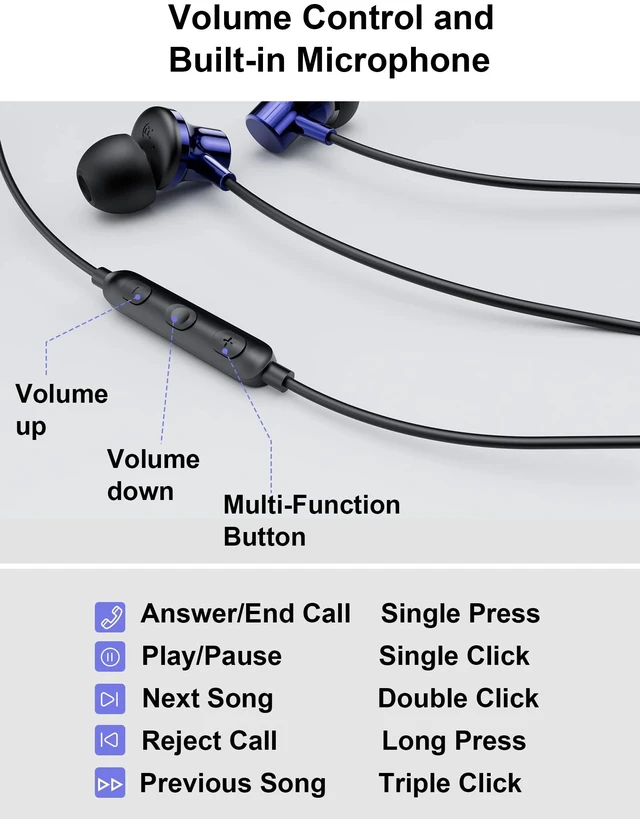 Alt view image 6 of 7 - USB C Headphone with Mic Magnetic Wired Earbuds for Samsung/iPhone USB Type C Earphones with Mic Noise Isolation HiFi Stereo Headset for iPhone Duo 17 18 Pro Max/Galaxy S26 S25 Ultra S24 Plus