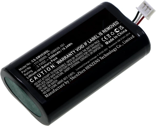 Main image of (5200mAh/3.7V) IP-038535-101 Battery Replacement for Roam 111-00005 Battery