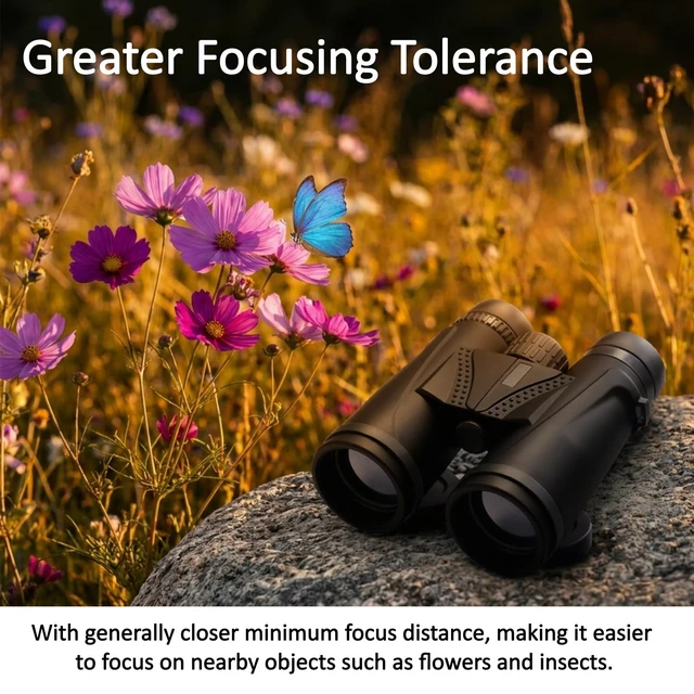 Alt view image 3 of 7 - 7x42 Compact Waterproof Binoculars for Adults Great Low-Light Performance, Stable Image, Less Dizziness Eye Fatigue, Good Close Focus for Nearby Objects, Water Resistance