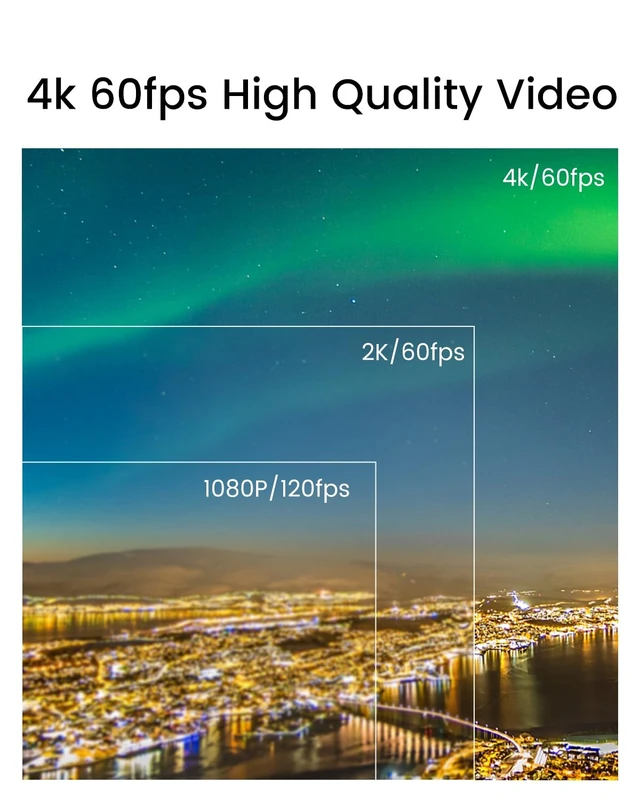 Alt view image 5 of 6 - 4K60FPS Mini Action Camera, HD Thumb Camera with 64G SD Card, POV Portable Body Cam Wearable Video Recorder, IPX8 Waterproof Underwater Camcorder, Helmet Cam for Cycling,Motorcycle, Pet