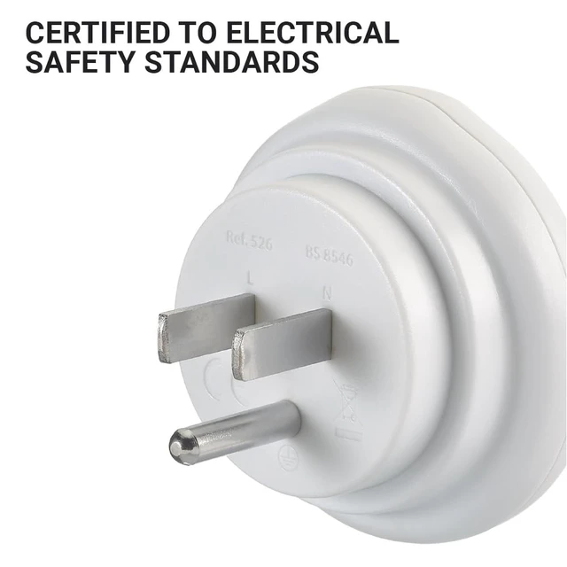 Alt view image 4 of 5 - UK to US Plug Adapter, Travel Adapter Earthed Adapter for Small Electrical Devices, Travel Essentials for UK Travelers to North America