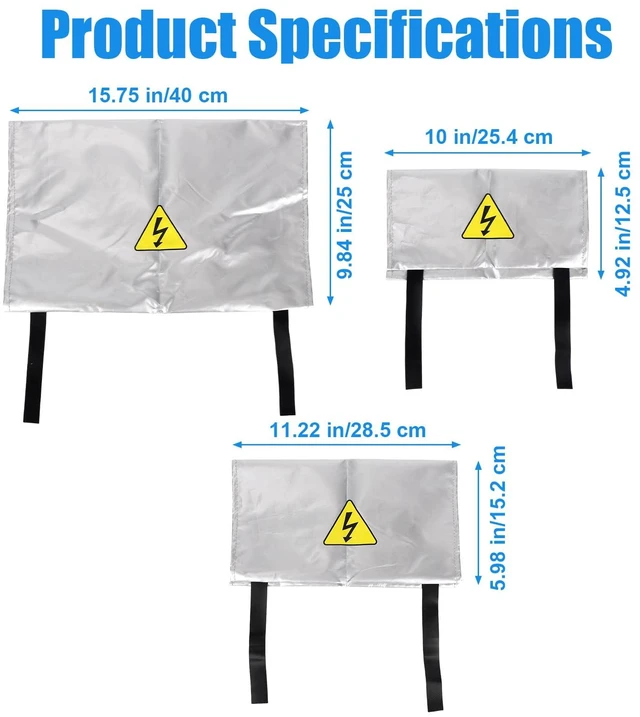 Alt view image 2 of 7 - 3Pcs Waterproof Extension Cord Cover for RV Outdoor, S/M/L Weatherproof Extension Cord Connection Cover Plug Protector Shields from Rain Snow Dirt Sun for Generator Lawn Garden