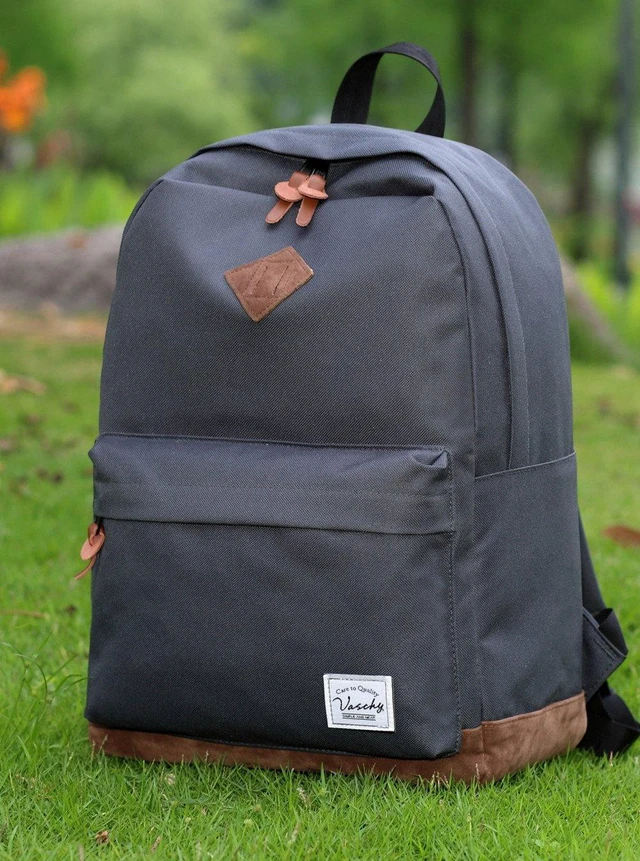 Alt view image 7 of 7 - Backpack for Men Women, Classic Water-resistant Lightweight Travel School Backpack Casual Daypack