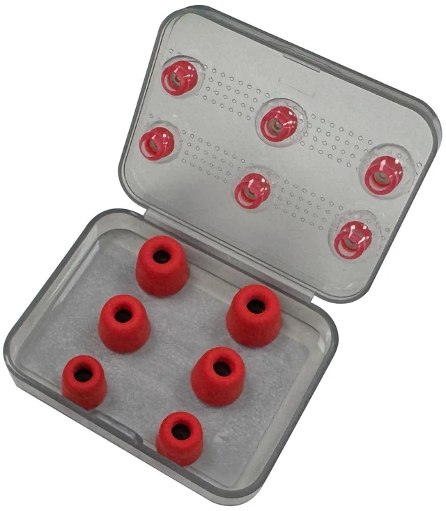 Main image of CS02 Memory Foam Earbud Tips Soft & Bouncy, Premium Replacement Foam Tips (3 Pairs) + Liquid Silicone Ear Tips (3 Pairs), S/M/L Noise-Isolating Eartips for in-Ear Earphones(6 Pairs)