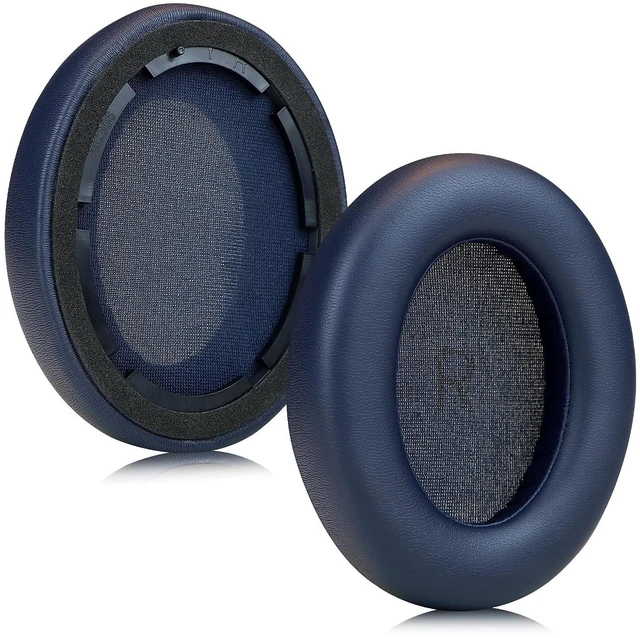 Alt view image 2 of 7 - Replacement Earpads for 1MORE SonoFlow,SonoFlow SE Active Noise Cancelling Headphones,Ear Pads Cushions with Noise Isolation Memory Foam,Soft Protein Leather(Blue)