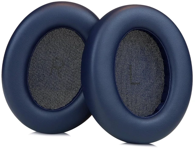 Alt view image 4 of 7 - Replacement Earpads for 1MORE SonoFlow,SonoFlow SE Active Noise Cancelling Headphones,Ear Pads Cushions with Noise Isolation Memory Foam,Soft Protein Leather(Blue)