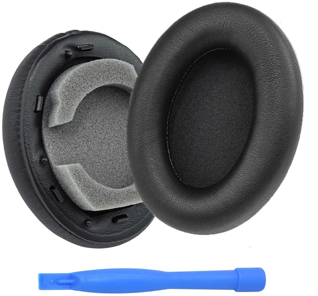 Main image of Ear Pads Replacement for Sony WH-1000XM3 Noise Cancelling Headphone by - Memory Foam and Protein PU Ear Pad Cushions - Noise Isolation Earpads Replacement Black