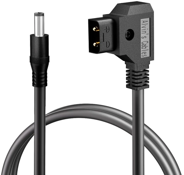 Main image of D-tap to DC Power Cable for Canon C70, Atomos Shogun, SmallHD Indie 7 Monitor, Blackmagic Video Assist, 12V 5.5mm×2.1mm DC Cable 60cm 23.6in