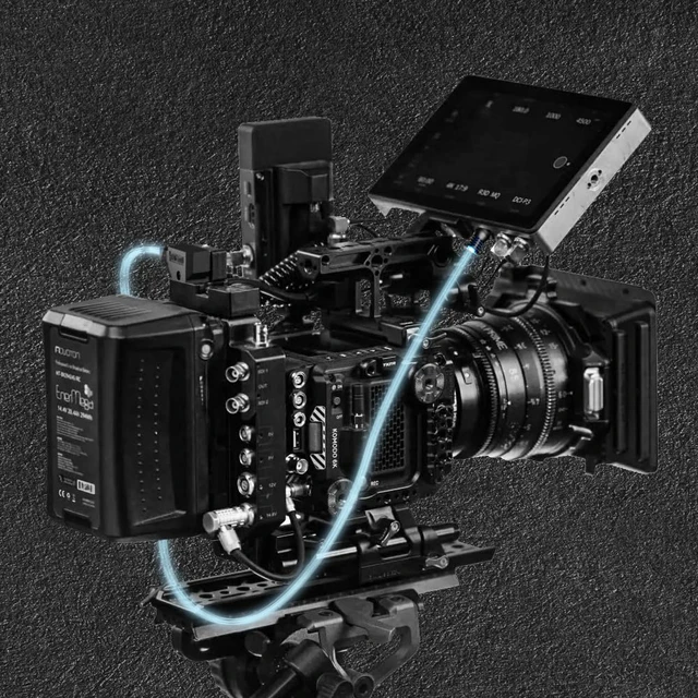 Alt view image 2 of 7 - D-tap to DC Power Cable for Canon C70, Atomos Shogun, SmallHD Indie 7 Monitor, Blackmagic Video Assist, 12V 5.5mm×2.1mm DC Cable 60cm 23.6in