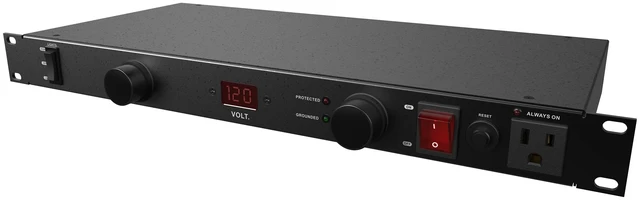 Main image of 11-Outlet 2160J Rackmount Surge Protector PDU w/LED Lights & 10ft Cord, CPPDU511