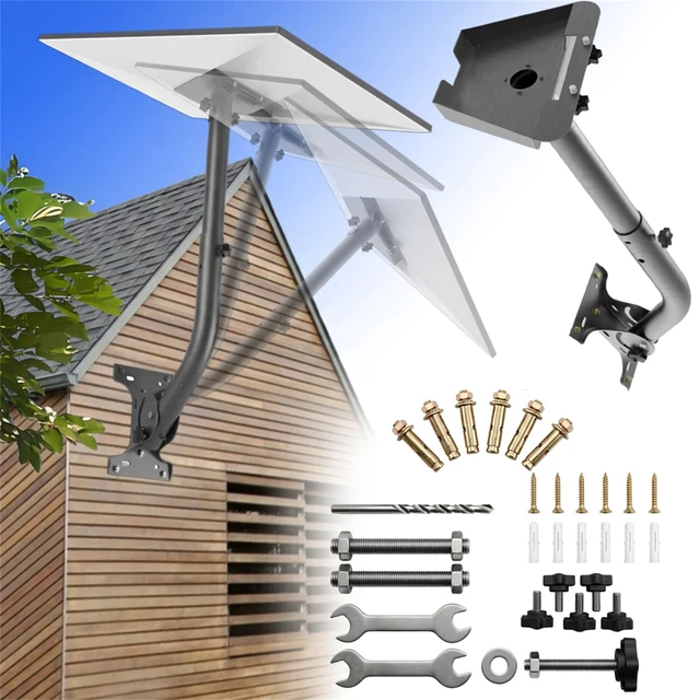 Main image of Wall &Roof Mount for Gen 3& Gen 4/4X, 360° Adjustable and Extendable Fits Starlink Gen 3, Standard 4, and 4X. Extendable length. Mounts on wall, roof, concrete, or wood. Easy installation