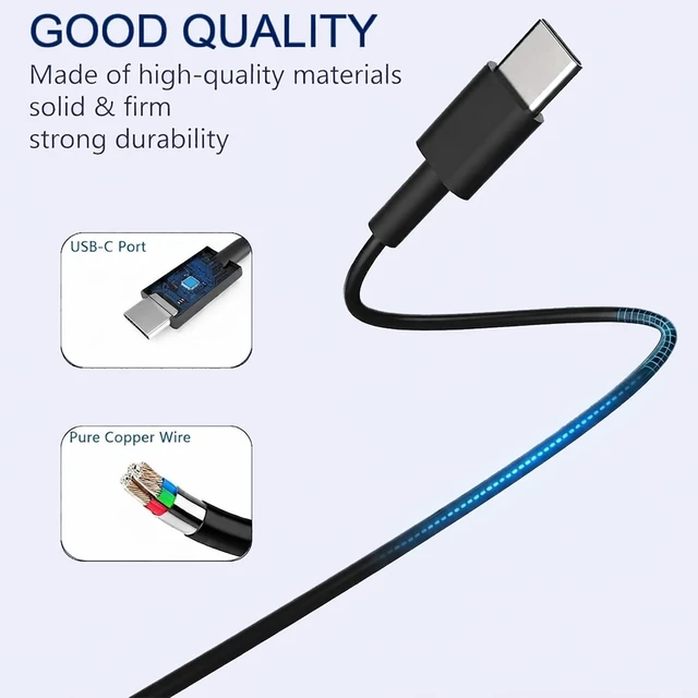 Alt view image 5 of 7 - 65W USB C Charger Compatible with LG Gram 14 15 16 17 Laptop Fit for 17Z90T 17Z90TL 17Z90R-Q 17Z90TP 16Z90TL 16Z90T 16Z90S 16Z90R-Q 16T90TP 16Z90TP 16Z90TS 15UB50T