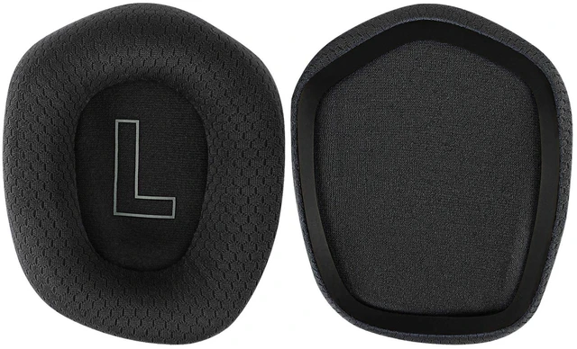 Alt view image 2 of 7 - Mesh Replacement Ear Pads for Logitech G733 G535 G335, Black High-Density Memory Foam, Secure Earcup Groove Fit, 4-Step Installation Tool Included, 1 Pair, Video Guide
