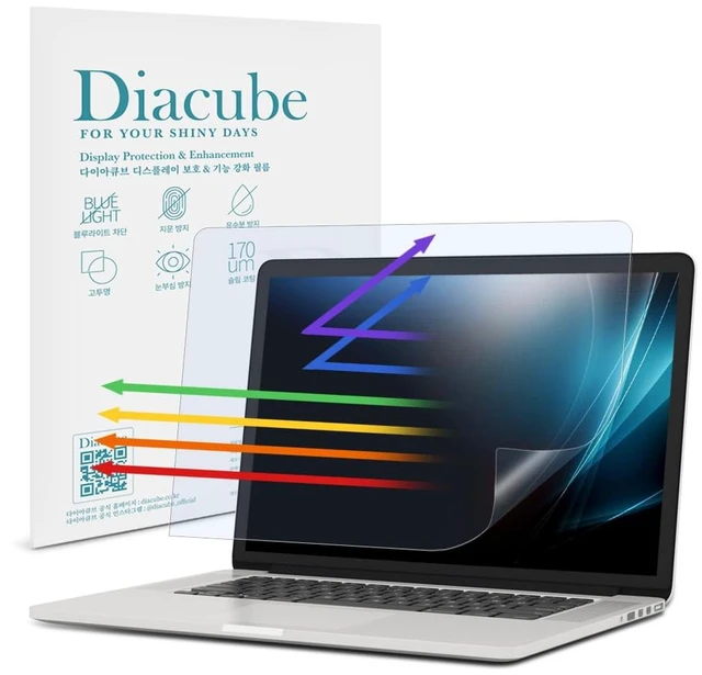 Main image of Anti Blue Light Matte Screen Protector for MacBook Pro 15" (2017-2019) Anti-Glare Reducing Eye Fatigue with Blue Light Blocking Filter