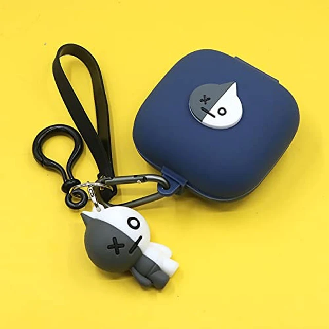 Alt view image 4 of 4 - Case for Powerbeats Pro Wireless Earbuds with Doll Lanyard Carabiner, Silicone Cute Cover Protective Shockproof with Multiple Cartoon Styles of Design for Beats Powerbeats Pro (XOAlien)