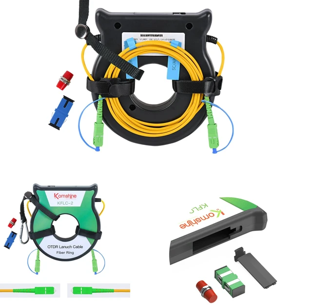 Main image of FTTH OTDR Launch Cable Box SC/APC-SC/APC 500M SingleMode SM G652D Fiber Cable 9/125um Dead Zone Eliminator OTDR Patch Cord Fiber Ring