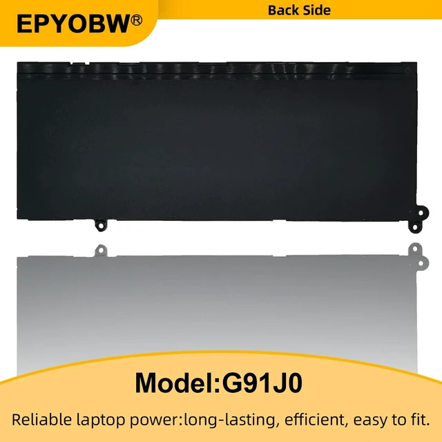 Alt view image 7 of 7 - G91J0 Laptop Battery 41Wh 3467mAh 11.25V V6W33 TN70C N9XX Compatible with Dell Latitude 3320 3330 / Inspiron 15 3510 3511 / Inspiron 14 5410 7420 2-in-1 / Vostro 15 3510 3511 Series