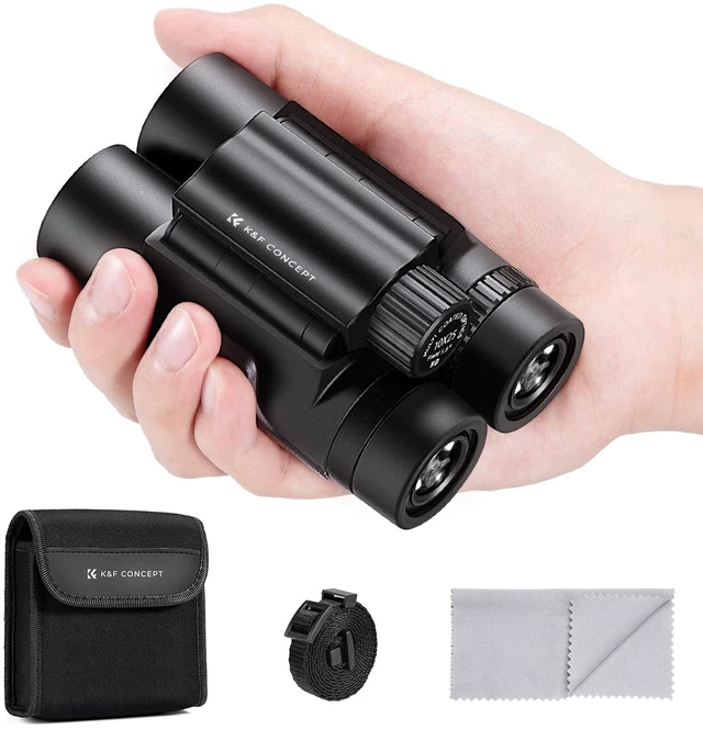 Main image of 10x25 Compact Binoculars for Kids and Adults, with BAK4 Prism, FMC Lens, IP65 Waterproof & Neck Strap for Bird Watching Hunting Travel Camping Stargazing