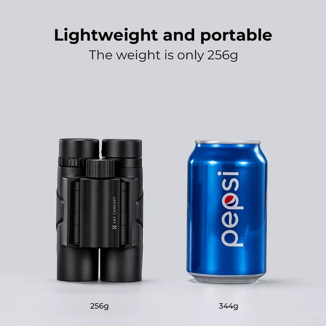 Alt view image 2 of 7 - 10x25 Compact Binoculars for Kids and Adults, with BAK4 Prism, FMC Lens, IP65 Waterproof & Neck Strap for Bird Watching Hunting Travel Camping Stargazing