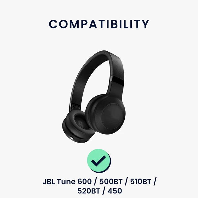 Alt view image 2 of 7 - Ear Pads Compatible with JBL Tune 600 / 500BT / 510BT / 520BT / 450 Earpads - 2X Replacement for Headphones - Lavender