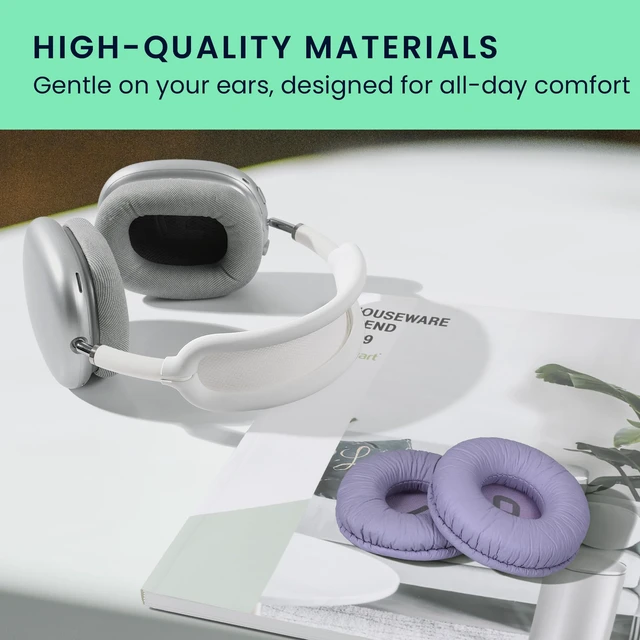 Alt view image 5 of 7 - Ear Pads Compatible with JBL Tune 600 / 500BT / 510BT / 520BT / 450 Earpads - 2X Replacement for Headphones - Lavender