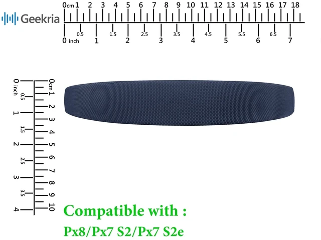 Alt view image 6 of 6 - Headband Pad Compatible with Bowers & Wilkins Px8/ Px7 S2/ Px7 S2e (Not Compatible with Px7/ Px7 S3) Headphones, Replacement Band Repair Part (Blue)