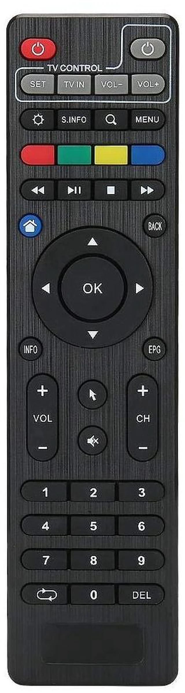 Main image of TV Set-top Box Remote Control Controller Replacement, for Tvip 410 Tvip 412 Tvip 415 Tvip 605 Tvip S300 Set Top Box, More Than 10m/33ft Remote Control Distance