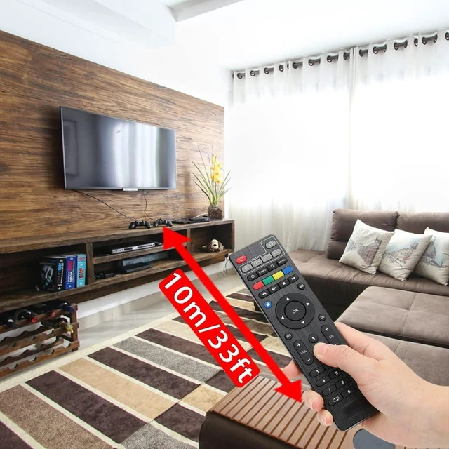 Alt view image 2 of 7 - TV Set-top Box Remote Control Controller Replacement, for Tvip 410 Tvip 412 Tvip 415 Tvip 605 Tvip S300 Set Top Box, More Than 10m/33ft Remote Control Distance