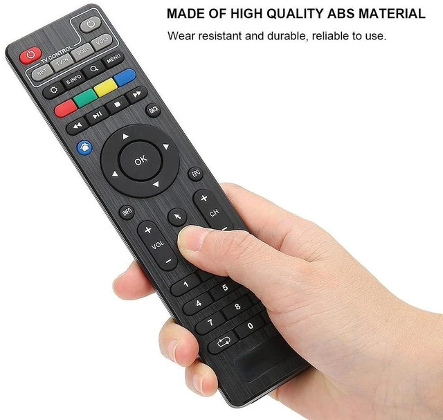 Alt view image 4 of 7 - TV Set-top Box Remote Control Controller Replacement, for Tvip 410 Tvip 412 Tvip 415 Tvip 605 Tvip S300 Set Top Box, More Than 10m/33ft Remote Control Distance